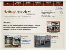 Tablet Screenshot of heritage-associates.com